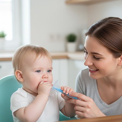 Brosse a dent bebe | Douce Gencives - Mon P'tit Nid Bébé