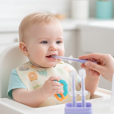 Brosse a dent bebe | Ultra-douce - Mon P'tit Nid Bébé
