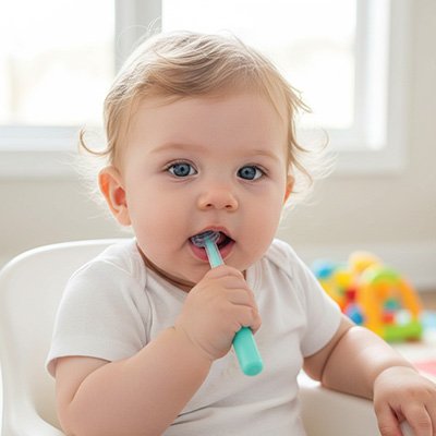 Brosse a dent bebe | Ultra-douce - Mon P'tit Nid Bébé