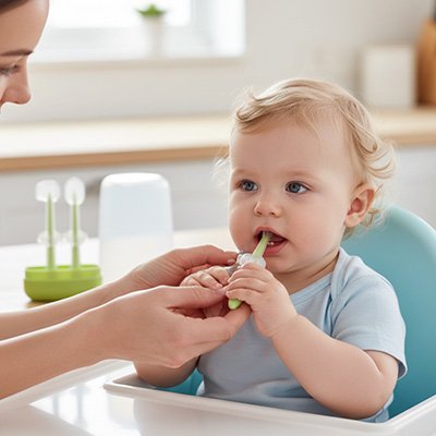 Brosse a dent bebe | Ultra-douce - Mon P'tit Nid Bébé