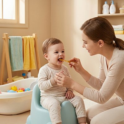 brosse a dent pour bebe | Bébé‑Smile - Mon P'tit Nid Bébé
