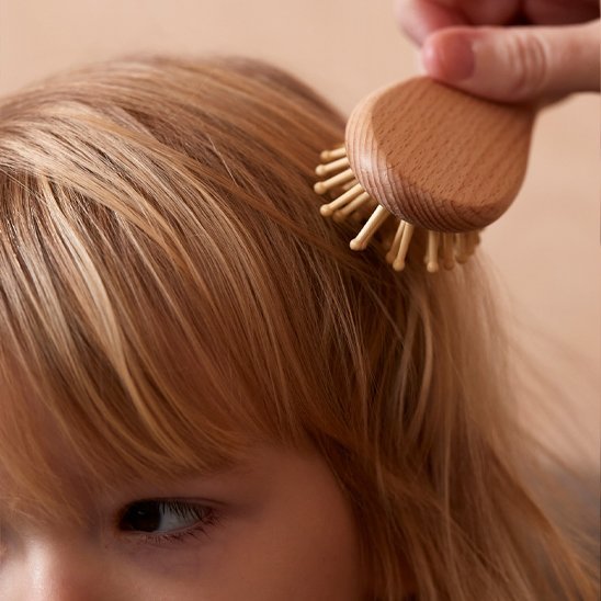 Brosse cheveux bebe | Toucher Velours - Mon P'tit Nid Bébé