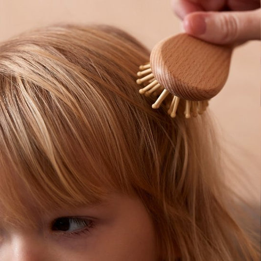 Brosse cheveux bebe | Toucher Velours - Mon P'tit Nid Bébé