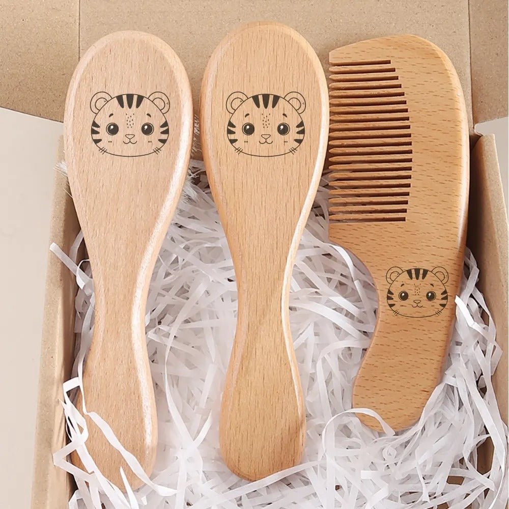 Brosse cheveux pour bebe | Douceur Câlin - Mon P'tit Nid Bébé