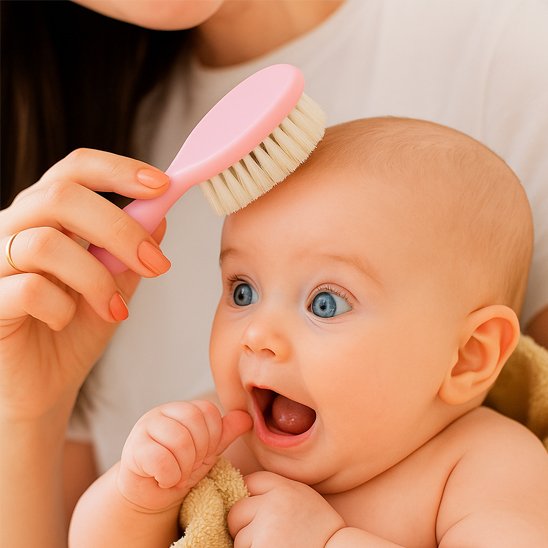 Brosse cheveux pour bebe | Toucher Nuage - Mon P'tit Nid Bébé