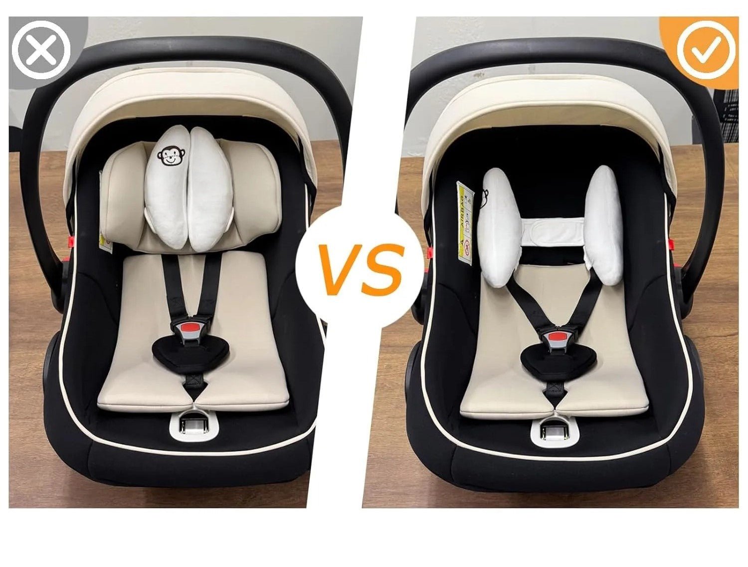 Cale tête bébé | Ajustable Confort - Mon P'tit Nid Bébé