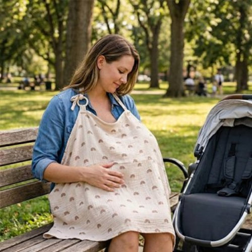 Cape d'allaitement | Élégance Discrète - Mon P'tit Nid Bébé
