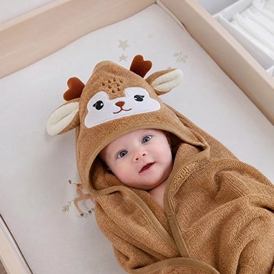 Cape de bain bébé