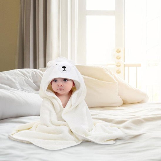 Cape de bain bébé | Douce & Confortable - Mon P'tit Nid Bébé