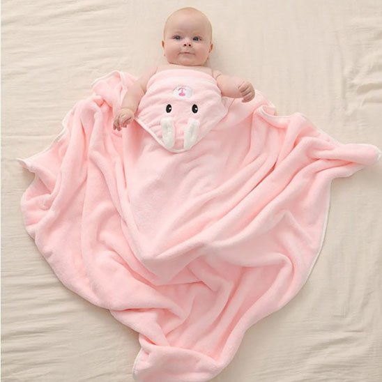 Cape de bain bébé | Douce & Confortable - Mon P'tit Nid Bébé
