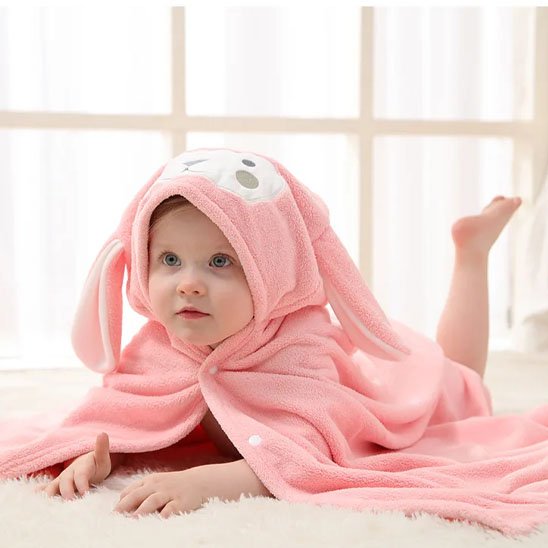 Cape de bain bebe sublime et absorbante pour bebe
