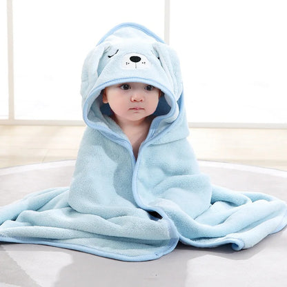Cape de bain bebe ultra douce chien