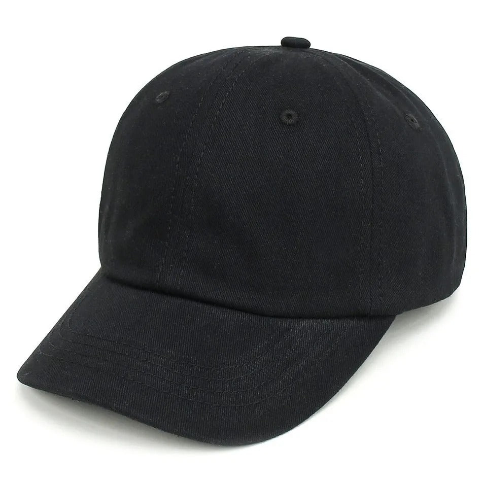 Casquette bebe couleur unique noire