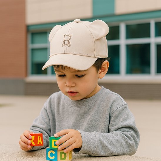 Casquette bébé | Protection Solaire Confortable - Mon P'tit Nid Bébé