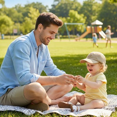 Casquette pour bébé | Protection Solaire Ajustable - Mon P'tit Nid Bébé