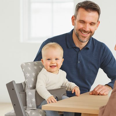 Chaise haute coussin | Ergonomique - Mon P'tit Nid Bébé