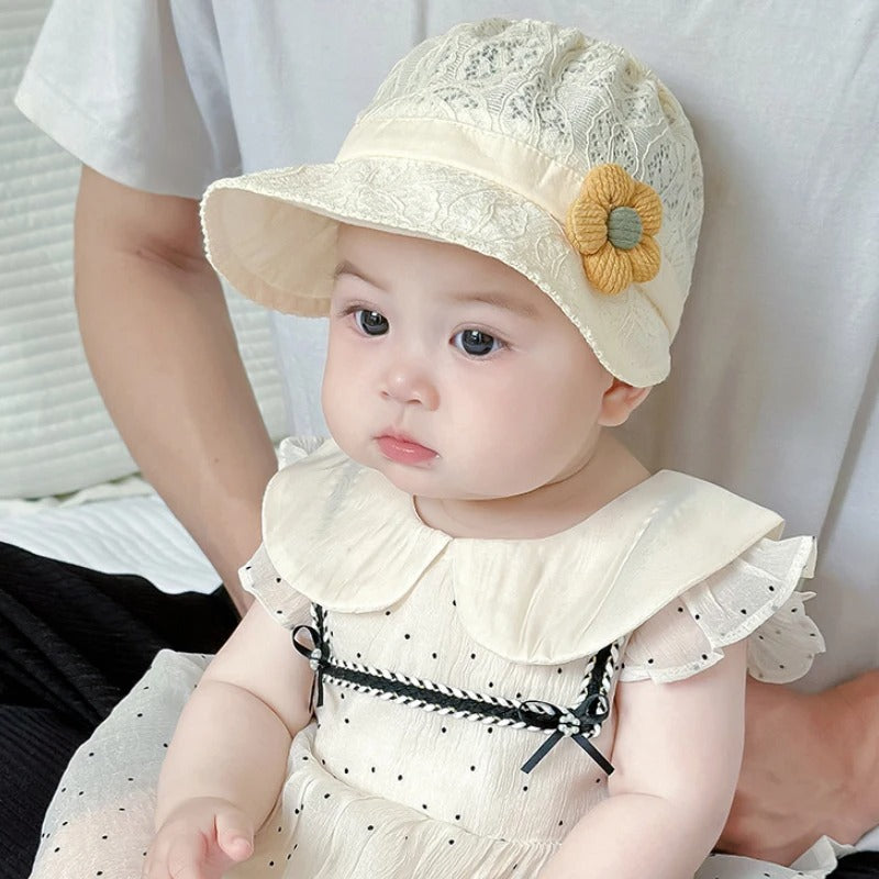 Chapeau bebe anti UV reglable