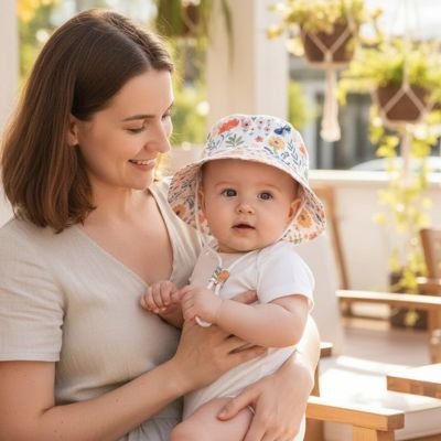 Chapeau bébé | Coton Bio Protection - Mon P'tit Nid Bébé