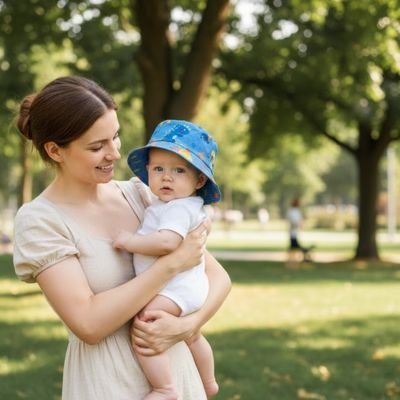 Chapeau bébé | Coton Bio Protection - Mon P'tit Nid Bébé