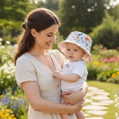 Chapeau bébé | Coton Bio Protection - Mon P'tit Nid Bébé