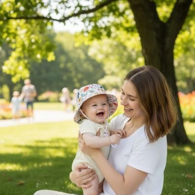 Chapeau bébé | Coton Bio Protection - Mon P'tit Nid Bébé