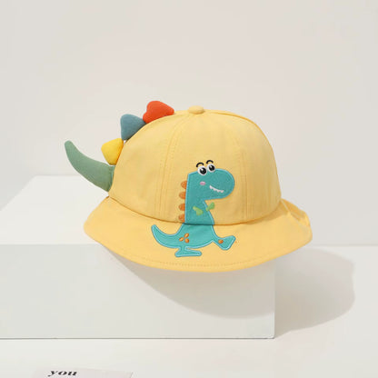 chapeau bebe jaune dinosaure