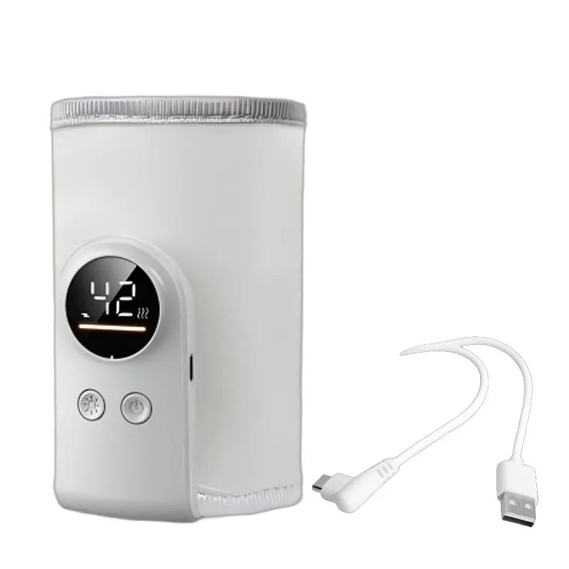 Chauffe biberon nomade sans fil blanc