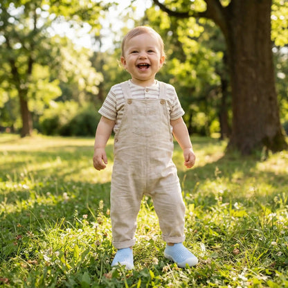 chaussure bebe en balade au parc