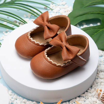 chaussure bebe fille tendresse belle couleur marron piedestal