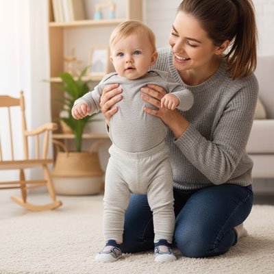 Chaussure bebe maman et bebe moment ensembe