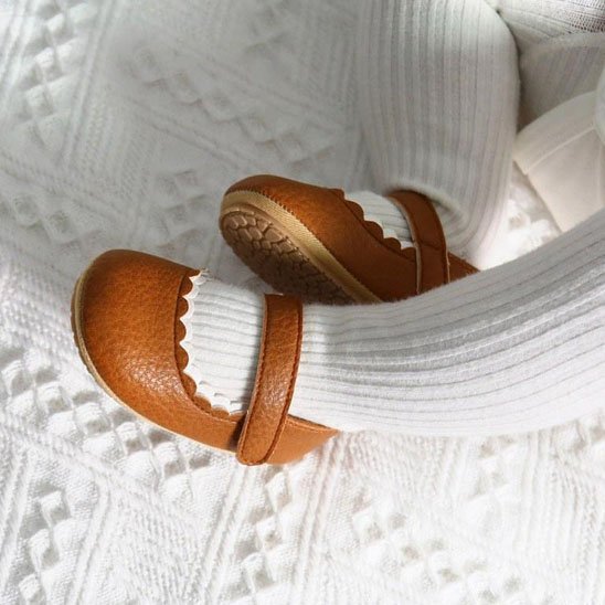 Chaussures bebe fille Tendresse marron