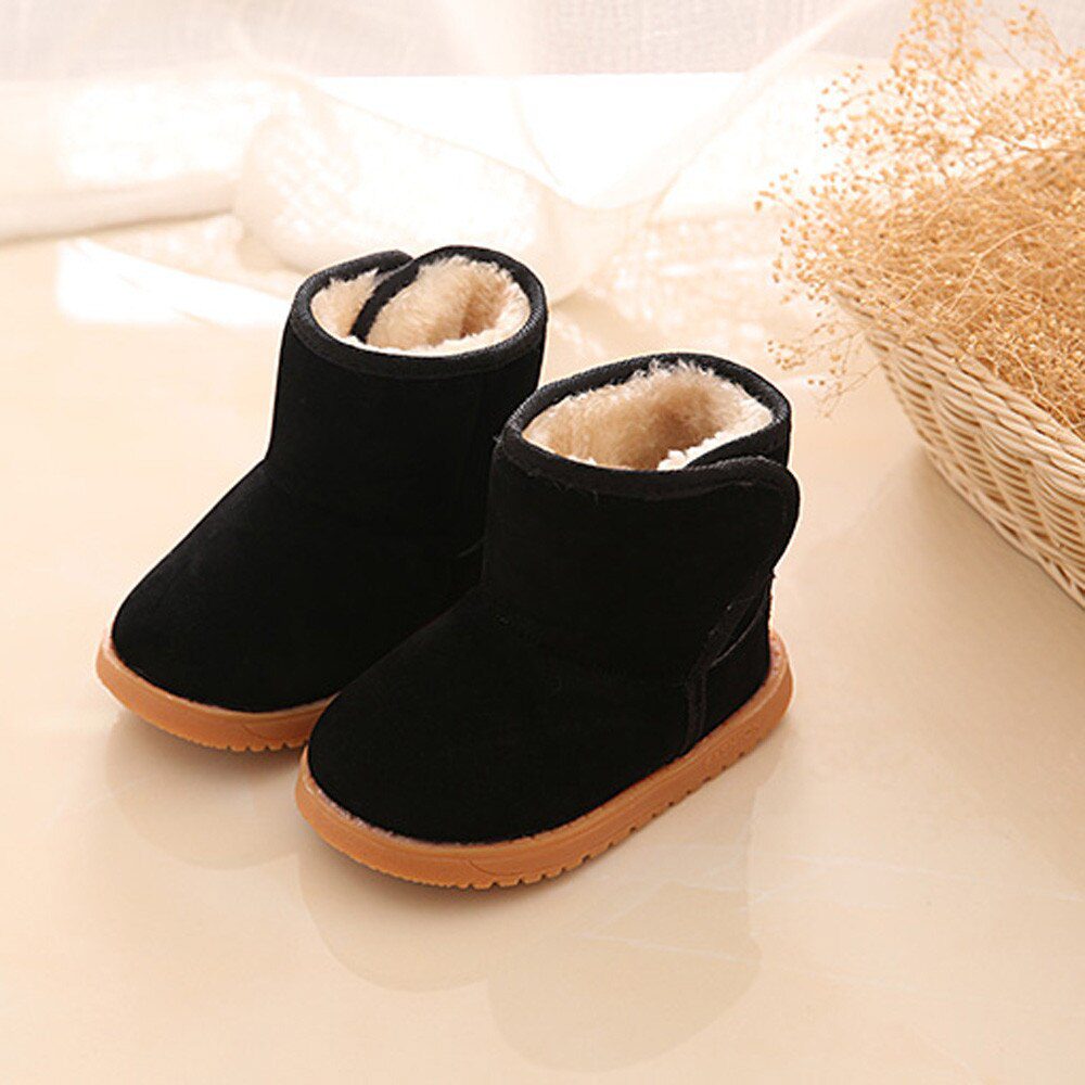 Chaussures bebe premiers pas confortables noires