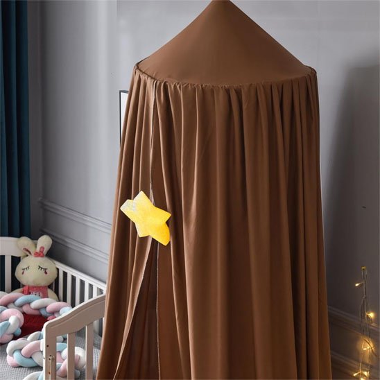 Ciel de lit bébé cocon de douceur avec une etoile