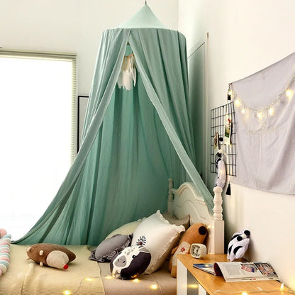 Ciel de lit bebe cocon de douceur vert