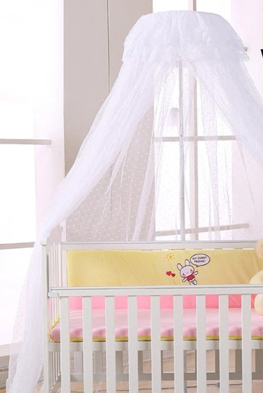 Ciel de lit bebe onirique blanc