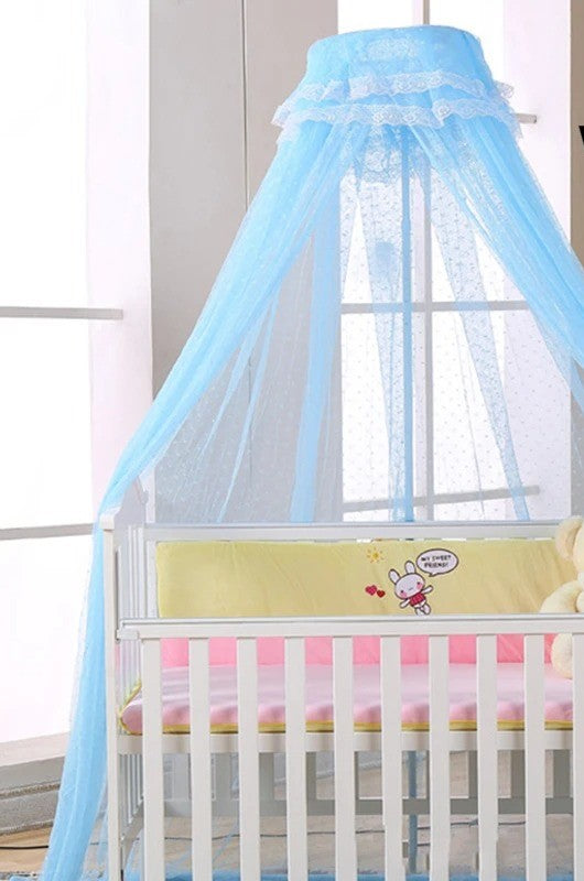 Ciel de lit bebe onirique bleu