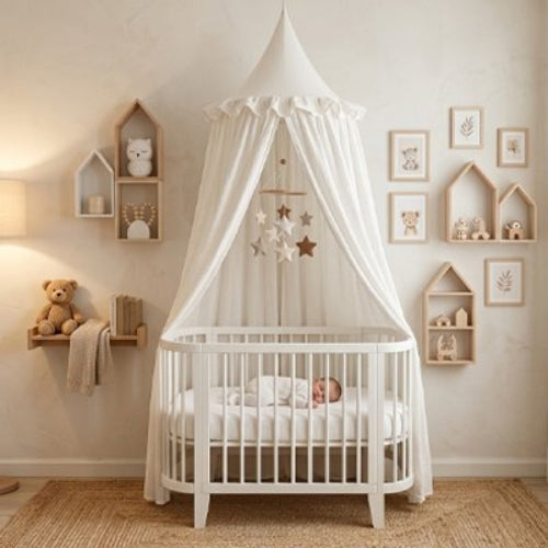 Ciel de lit feerique smart bebe dort