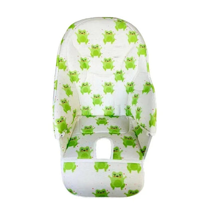 Coussin chaise haute confort lavable grenouilles