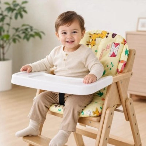 Coussin chaise haute confort soft bebe sur sa chaise