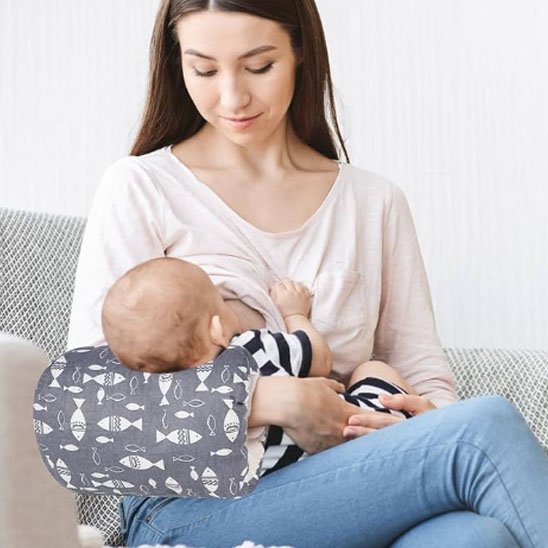 Coussin d'allaitement ergonomique confort maman allaite bebe