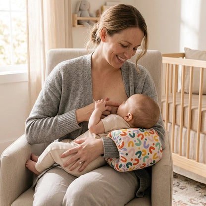 Coussin d'allaitement tout doux maman allaite son bebe