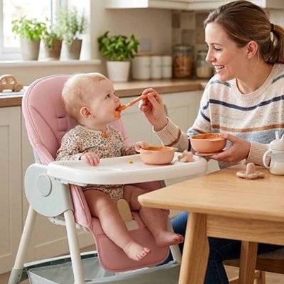 Coussin pour chaise haute | Confort Lavable - Mon P'tit Nid Bébé