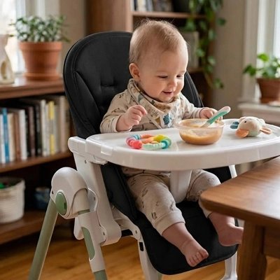 Coussin pour chaise haute | Confort Lavable - Mon P'tit Nid Bébé
