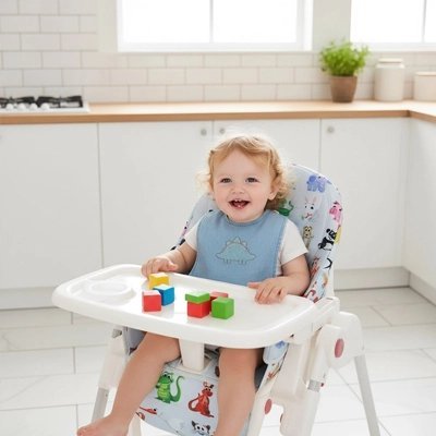 Coussin pour chaise haute | Douillet et Stable - Mon P'tit Nid Bébé