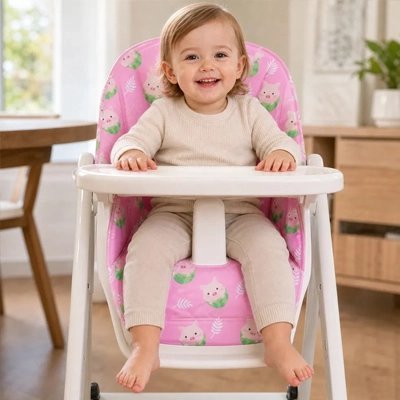 Coussin pour chaise haute | Douillet et Stable - Mon P'tit Nid Bébé