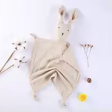 Doudou lapin beige