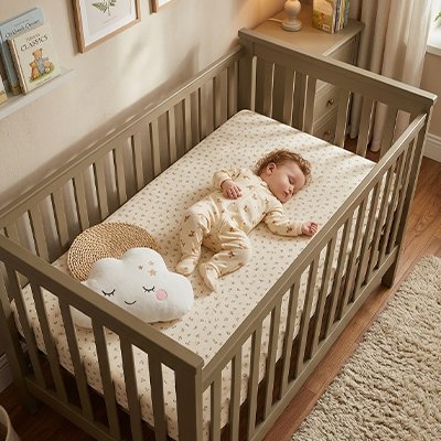 Drap housse lit bébé 