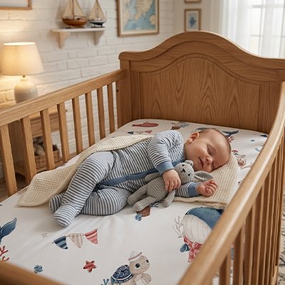 Drap housse lit bébé 