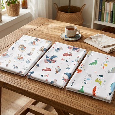 Drap housse lit bébé 