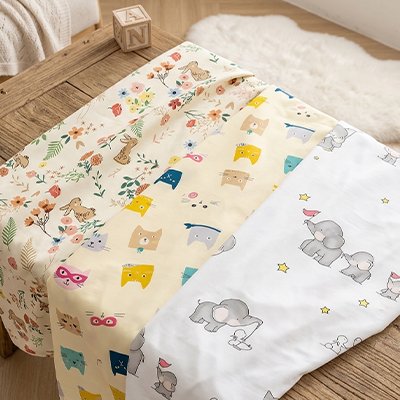 Drap housse lit bébé 